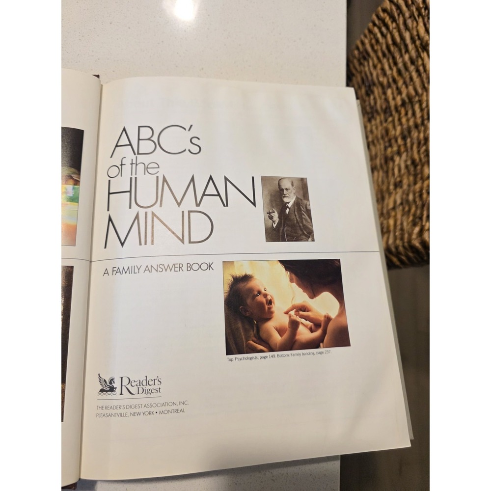 Readers Digest ABC's of the Human Mind Family‎ Answer Book Hardcover 1990